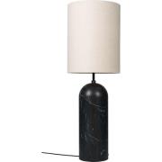 GUBI - Gravity XL High Vloerlamp Black Marble/Canvas