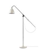 GUBI - Bestlite Bl4 VloerLamp Ø21 Chroom Matte Wit