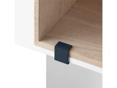 Muuto - Mini Stacked Storage System Clips set of 5 Midnight Blue