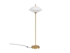 Fritz Hansen - Musling Vloerlamp Opal/Brass