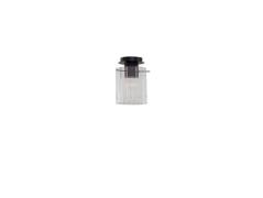 Lucande - Eirian Plafondlamp Clear/Black