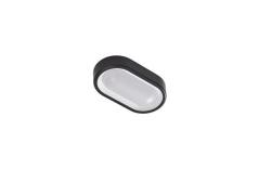 Lindby - Niniel Oval LED Buiten Plafondlamp Black/White