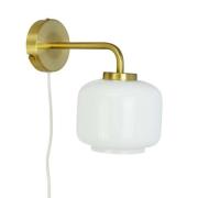 DybergLarsen - Arp Wandlamp Ø15 Opal/Brass