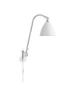 GUBI - Bestlite Bl6 Wandlamp Ø16 Chroom Matte Wit