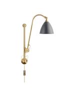 GUBI - Bestlite Bl5 Wandlamp Ø16 Geelkoper/Gray