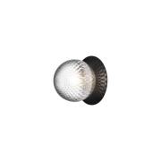 Nuura - Liila 1 Wand-/Plafondlamp IP44 Medium Black/Optic Clear