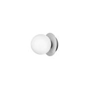 Nuura - Liila 1 Wand-/Plafondlamp IP44 Small Light Silver/Opal