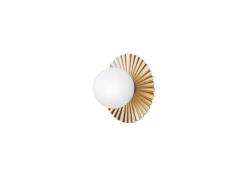 Nuura - Liila Muuse Wand-/Plafondlamp IP44 Small Nordic Gold/Opal