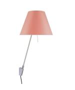 Luceplan - Costanzina Wandlamp Alu/Edgy Pink