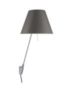 Luceplan - Costanzina Wandlamp Alu/Concrete Gray