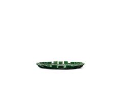 ferm LIVING - Plait Platter Emerald Groen