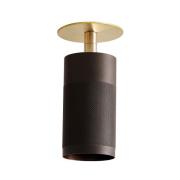 Thorup Copenhagen - Patrone Recessed Plafondlamp (Box Fit) Bruneret Ge...