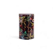 Seletti - Snakes Toiletpaper Home Dustbin Ø25xH39,5 Zwart/Multicolor