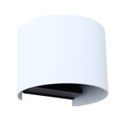 Lindby - Dara Round LED Smart Buiten Wandlamp Wit