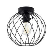 Lindby - Danika Plafondlamp Ø25 Zwart