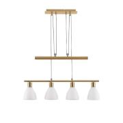 Lindby - Simeon Hanglamp White/Brass