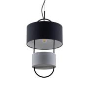 Lucande - Amylee Hanglamp Black/Grey