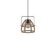 Lindby - Pilarion Hanglamp Ø25 Wood/Black