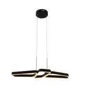 Lucande - Quinn 3 Hanglamp Black/Gold