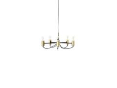 Lindby - Prospa 5 Kroonluchter Black/Brass