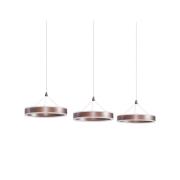 Lucande - Kolo 3 LED Hanglamp Iced Coffee