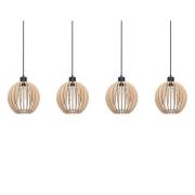 Envostar - Clay 4 Hanglamp Black/Wood