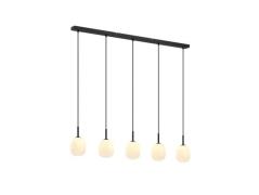 Lindby - Etiena 5 Hanglamp Opal/Black