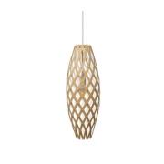 David Trubridge ltd - Hinaki Hanglamp H50 Wit 1 Kant