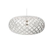 David Trubridge ltd - Kina Hanglamp Ø80 Wit 2 Kanten