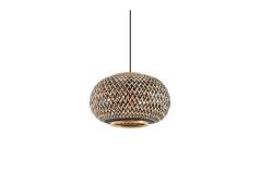 Lindby - Nerys Hanglamp Black/Wood