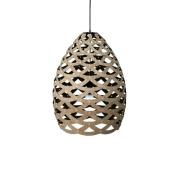 David Trubridge ltd - Tui Hanglamp Ø95 Zwart 1 Kant