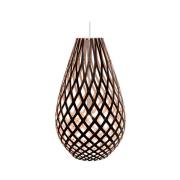 David Trubridge ltd - Koura Hanglamp H120 1 Zijde Zwart