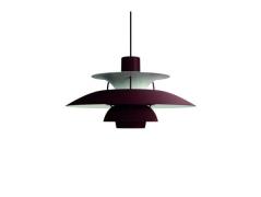 Louis Poulsen - PH 5 Hanglamp Monochrome Burgundy