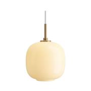 Louis Poulsen - VL45 Radiohus Hanglamp Ø175 Brass/Glossy Pale Yellow