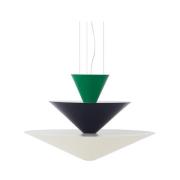 &Tradition - Gio LN14 Hanglamp Ø60 Signal Green/Deep Blue/Ecru White