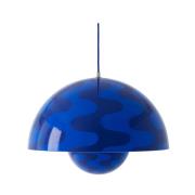 &Tradition - Flowerpot VP2 Hanglamp Ø50 Cobalt Blue/Twilight Blue