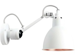 Lampe Gras - 304 Wandlamp Wit/Wit/Koper