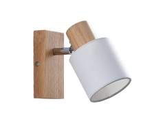 Lindby - Wanessa Wandlamp Light Wood/White