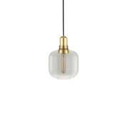 Normann Copenhagen - Amp Hanglamp Small Smoke/Geelkoper