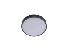 Lindby - Manala LED Plafondlamp RGBW Remote Grey/White