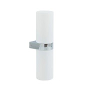 Lucande - Basolo Wandlamp H31,5 IP44 Chroom