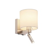 Lucande - BrinjaWandlamp White/Chrome