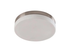 Lindby - Amilia Plafondlamp Ø30 Opal/Nickel