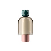 Lodes - Easy Peasy ToGo Tafellamp Kelp Green/Honey/Rose Gold