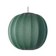 Made By Hand - Knit-Wit 60 Round LED Hanglamp Tweed Green