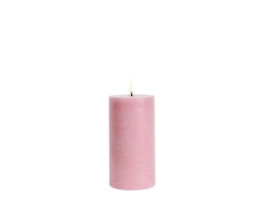 Uyuni - Cilinderkaars LED 7,8 x 15,2 cm Rustic Dusty Rose  Lighting
