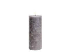 Uyuni - Cilinderkaars LED 7,8 x 20,3 cm Rustic Grey  Lighting
