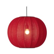 Made By Hand - Knit-Wit 45 Round LED Hanglamp Maple Red