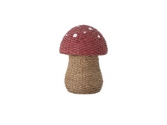 Bloomingville - Corintha Mand w/Lid Seagrass Red