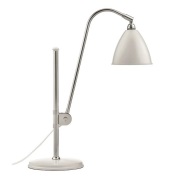 GUBI - Bestlite Bl1 Tafellamp Ø16 Chroom Matte Wit